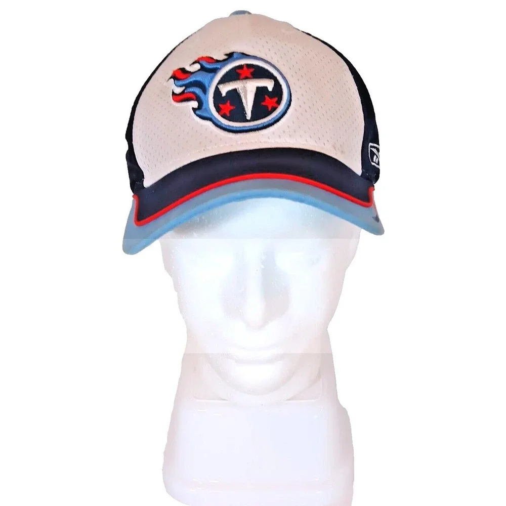 Reebok Tennessee Titans Flame NFL Equipment Cap Trucker Sports‎ Hook & Loop Hat